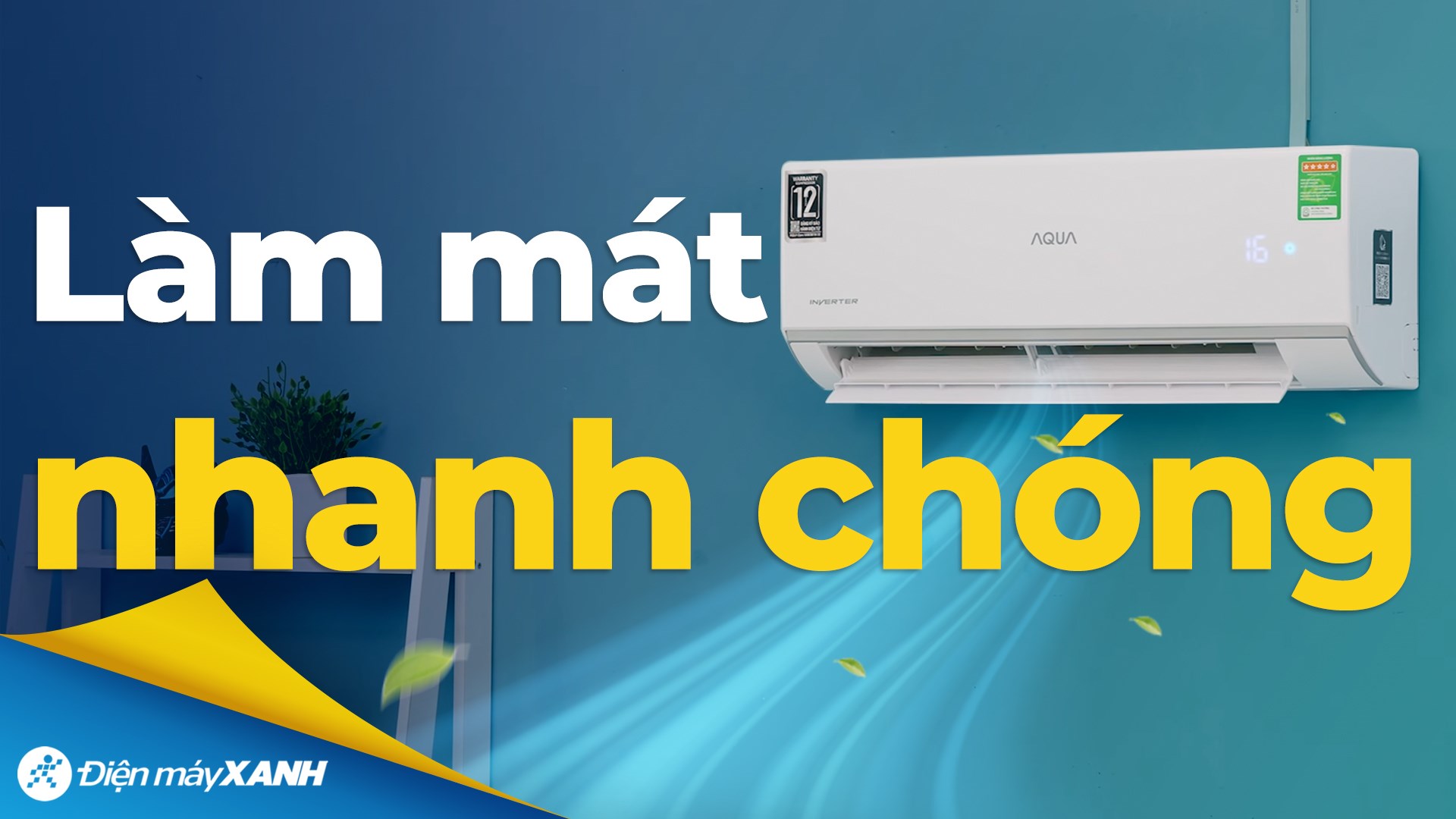 Máy lạnh AQUA Inverter 1 HP AQA-RUV10RB2