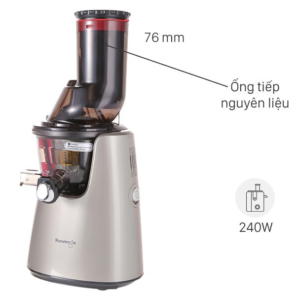 Máy ép chậm Kuvings C7000 bạc