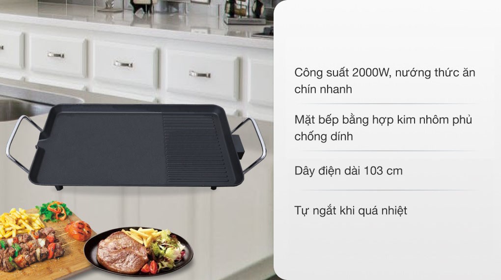 Bếp nướng điện Kangaroo KG 699 2000 W