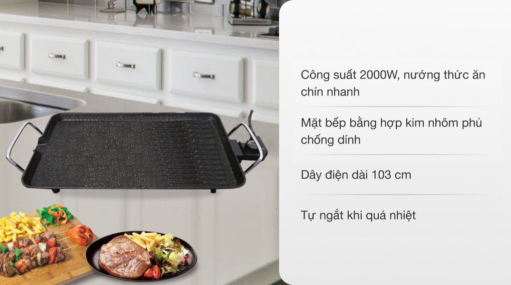 Bếp nướng điện Kangaroo KG 699G 2000 W