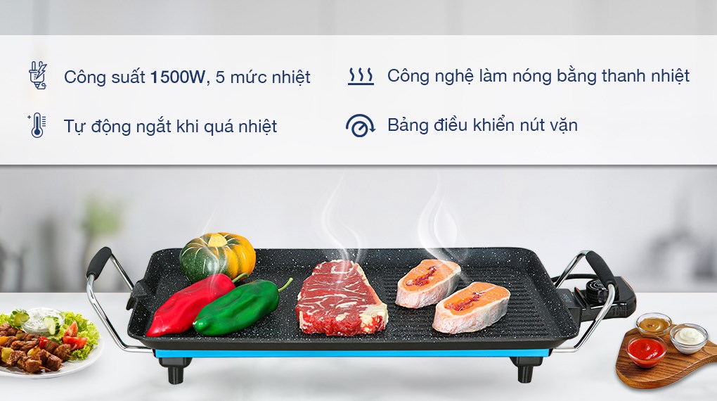 Bếp nướng điện Delites AD-G48 1500W