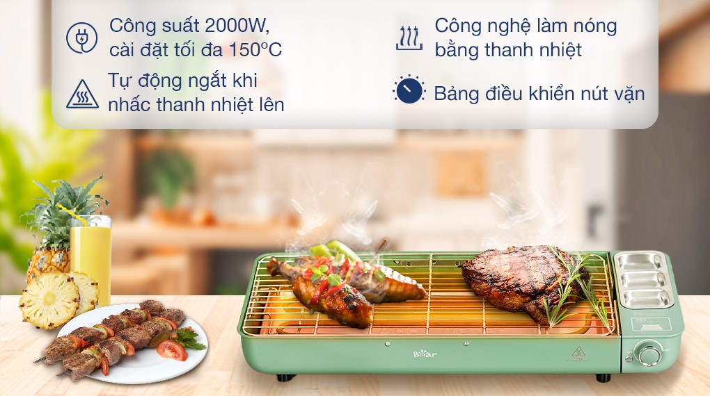 Bếp nướng điện Bear DKL-D20M2