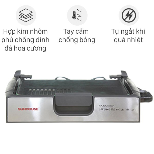 Bếp nướng điện Sunhouse SHD4603 1500W