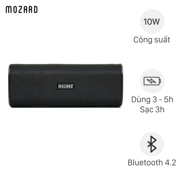 Loa Bluetooth Mozard H8030D Đen