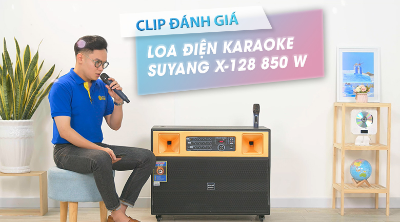 Loa điện karaoke SuYang X-128 850W