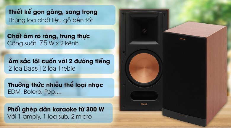 Cặp loa karaoke Klipsch RB-81 II 150W