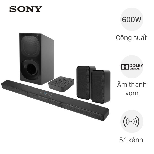 Bộ loa thanh Sony HT-S40R 600W