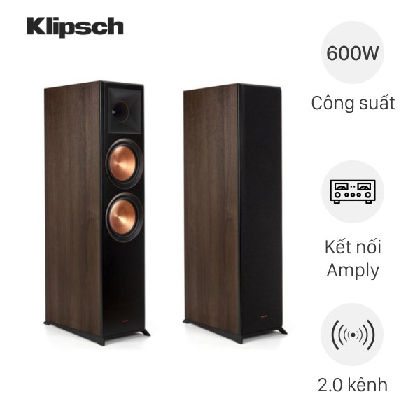 Cặp loa Klipsch RP-8000F II Walnut 600W