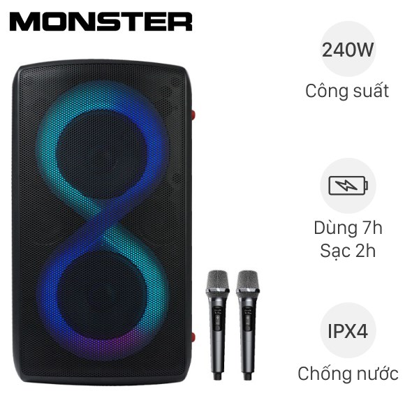 Loa Bluetooth Monster Musicbox Cycle Plus MS22120