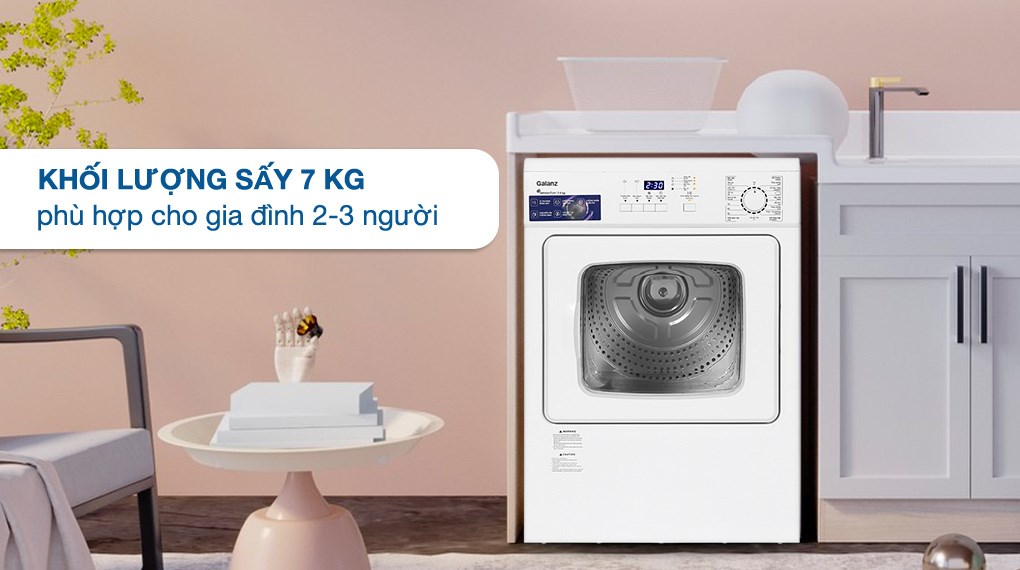 Máy sấy thông hơi Galanz 7 kg DV-70Q1C