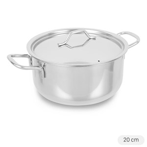 Nồi inox nắp inox 20 cm HT Cook N20-1DHT