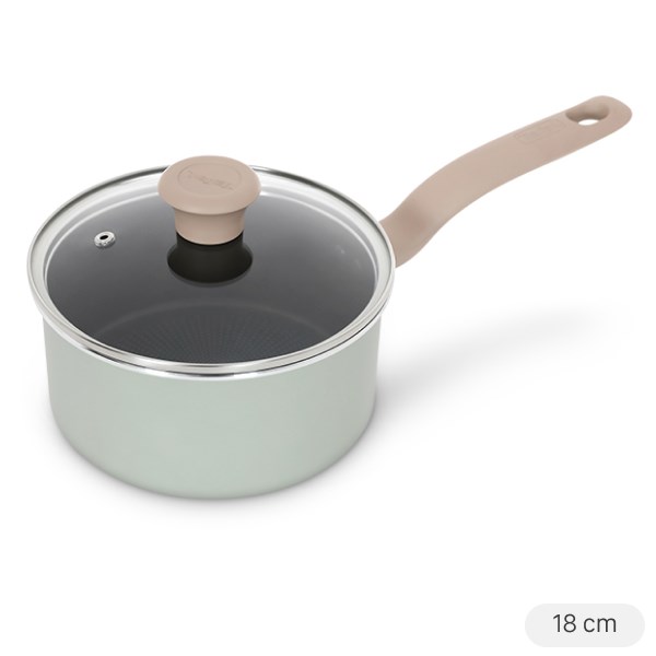 Quánh nhôm chống dính nắp kính 18 cm Tefal So Matcha G1792395