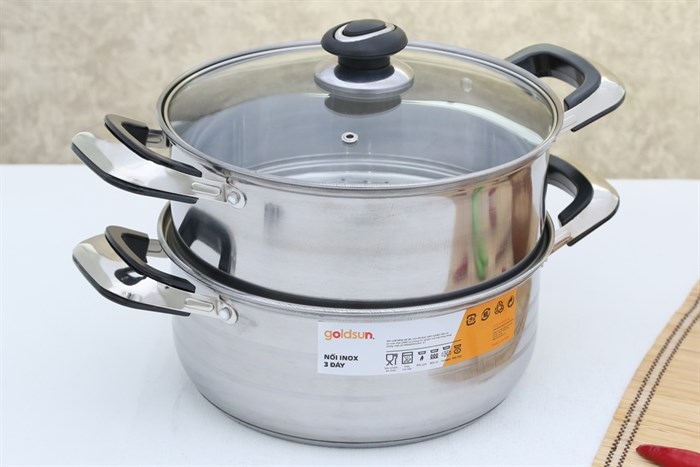 Bộ nồi xửng inox Goldsun GE05-2303SG - 24cm