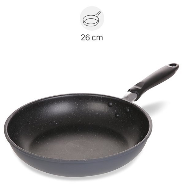 Chảo nhôm chống dính vân đá 26 cm Delites CS002-26