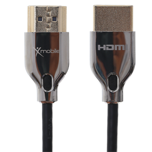 Cáp HDMI 2.0 Slim 2m Xmobile DS139-2TB Đen Bạc