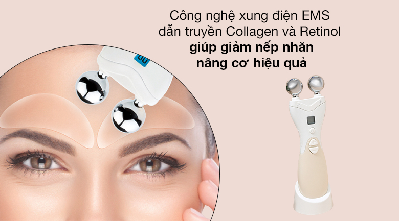 Công nghệ xung điện EMS - Máy nâng cơ và trẻ hóa da mặt Rio FALI6