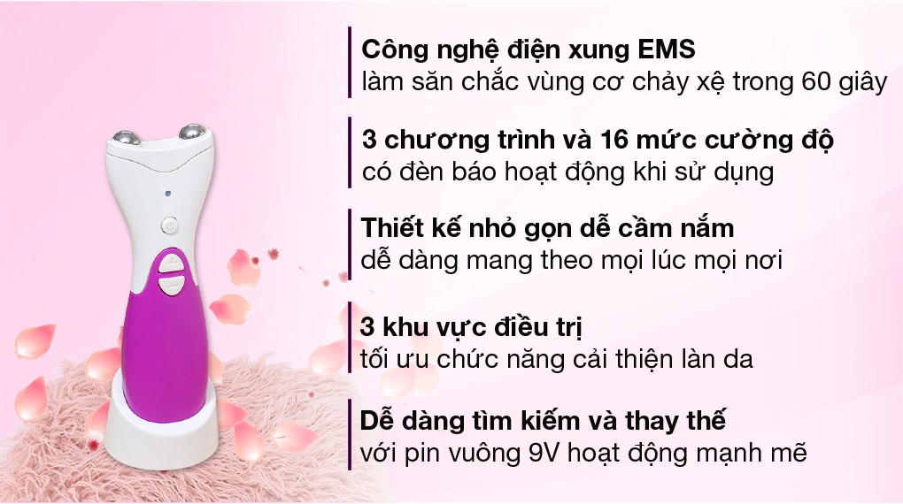 Máy massage nâng cơ Rio Neck4 giúp cải thiện tình trạng chảy xệ trên da