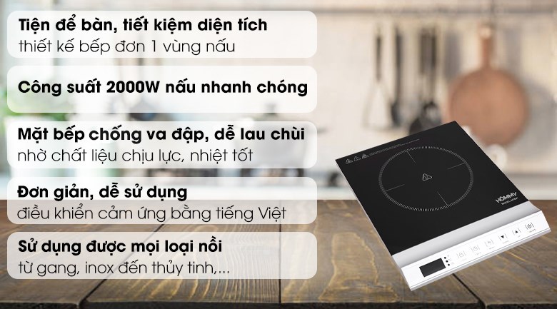 Bếp hồng ngoại Hommy KT861