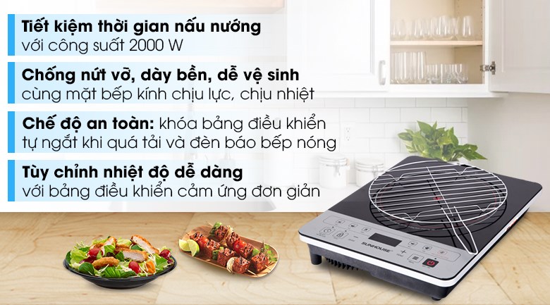 Bếp hồng ngoại Sunhouse SHD 6005(EMC)