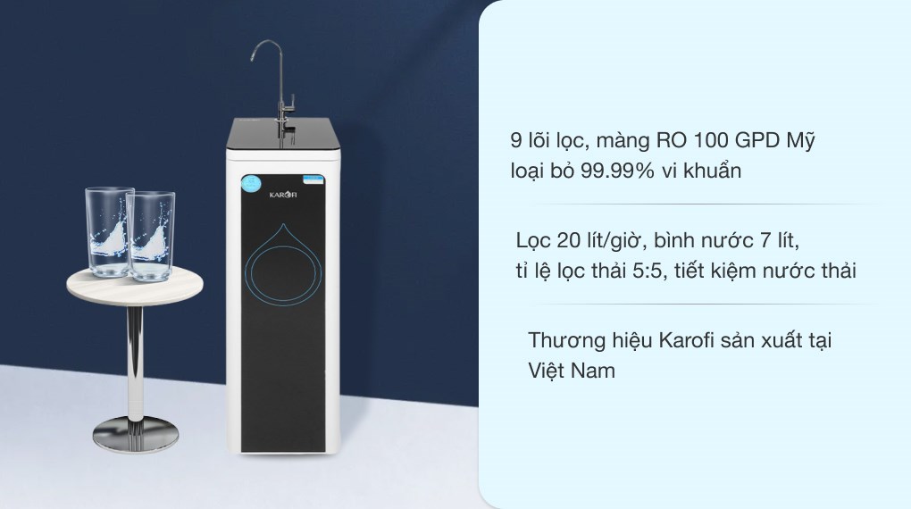 Máy lọc nước RO Karofi B930 9 lõi