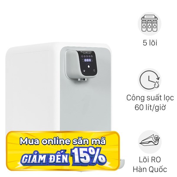 Máy lọc nước RO Hydrogen Kangaroo KG400HD 5 lõi