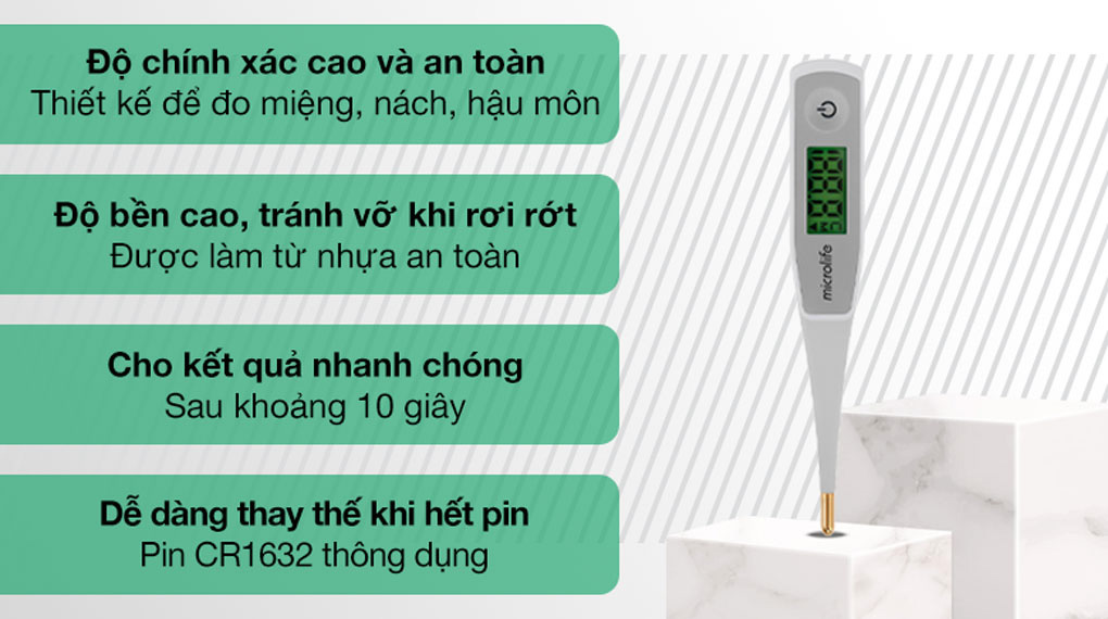 Nhiệt kế điện tử Microlife MT550