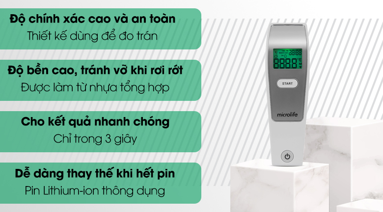 Nhiệt kế điện tử hồng ngoại Microlife FR1MF1