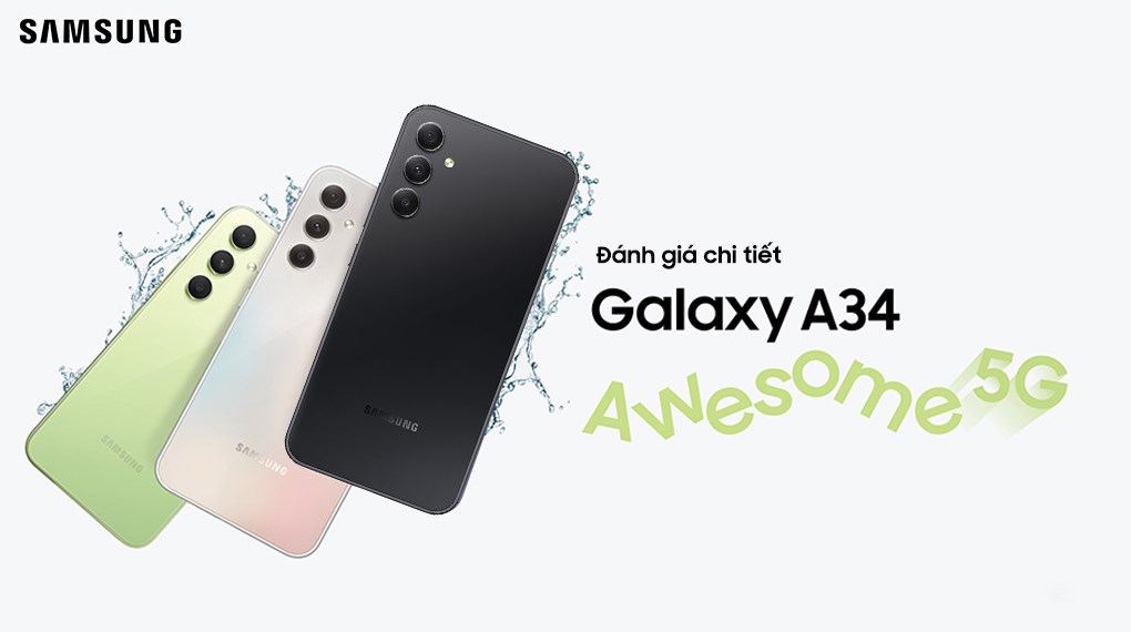 Điện thoại Samsung Galaxy A34 5G 8GB/256GB