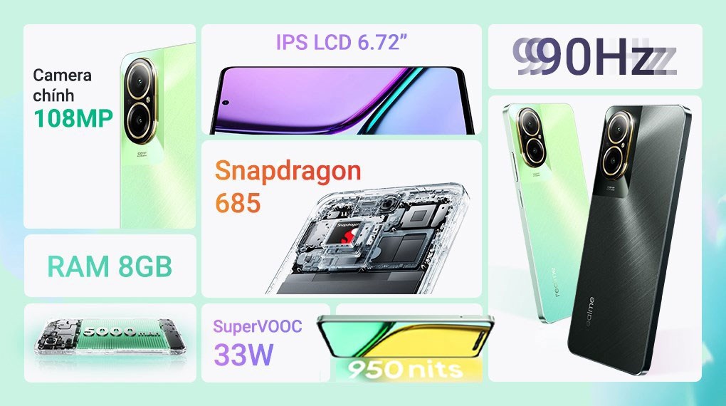 Điện thoại realme C67 8GB/128GB