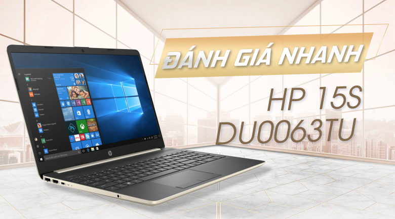 Laptop HP 15s du0063TU i5 8265U/4GB/1TB/Win10 (6ZF63PA)