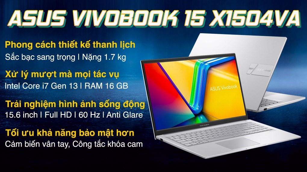 Asus Vivobook 15 X1504VA i7 1355U (NJ023W)