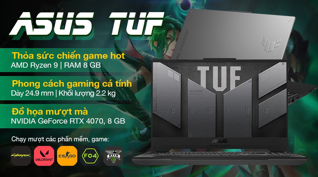 Asus TUF Gaming A15 FA507XI R9 7940HS (LP420W)