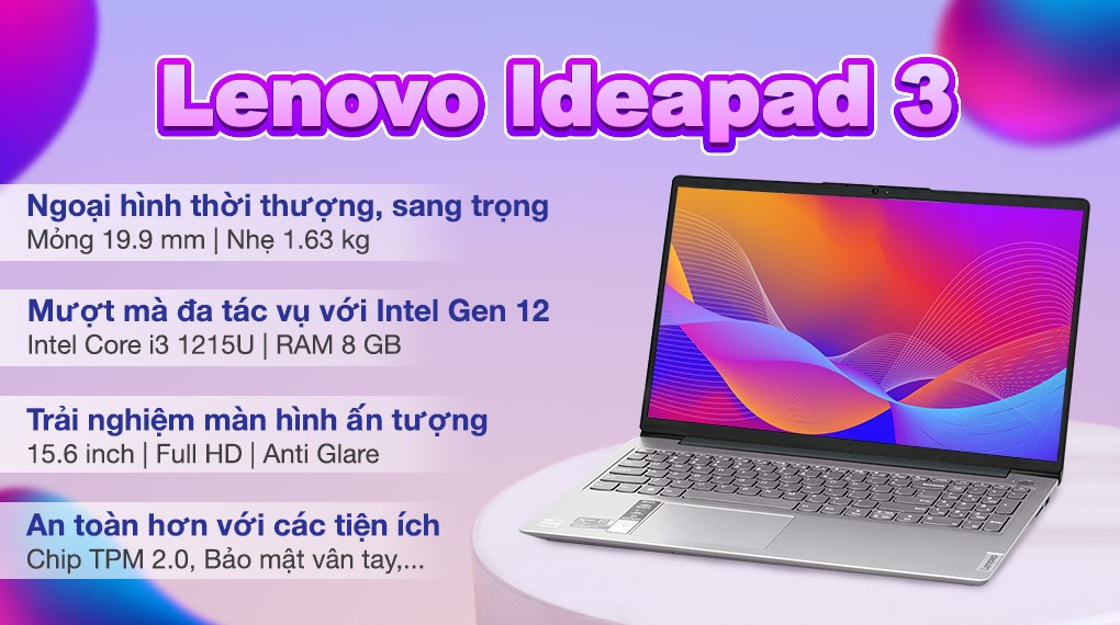 Lenovo Ideapad 3 15IAU7 i3 1215U (82RK00QYVN)