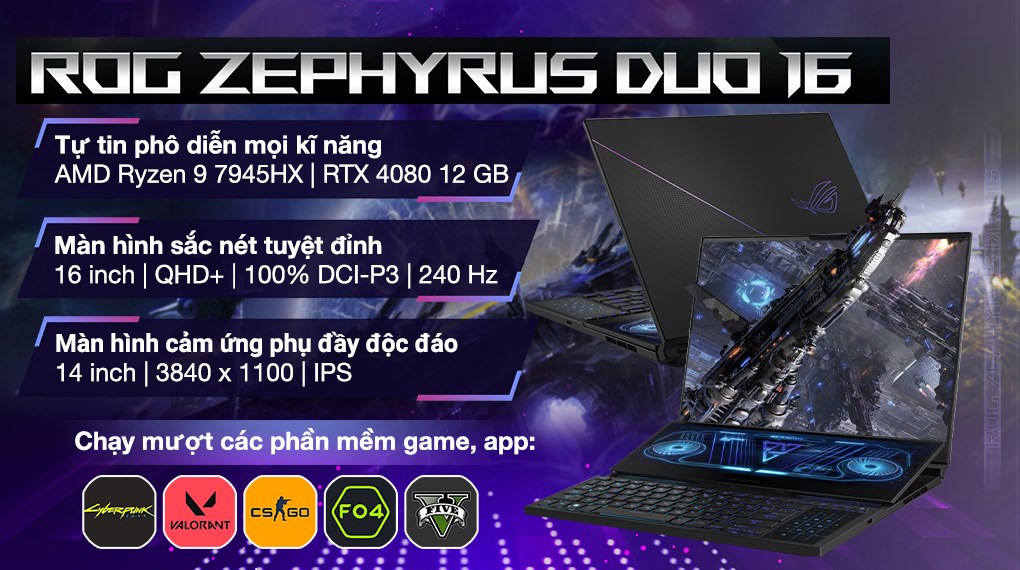 Asus Gaming ROG Zephyrus Duo 16 GX650PZ R9 7945HX (NM031W)