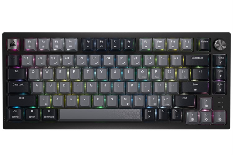 Bàn Phím Cơ Bluetooth Gaming Corsair K65 CSR RED-BLK-GREY Màu Đen