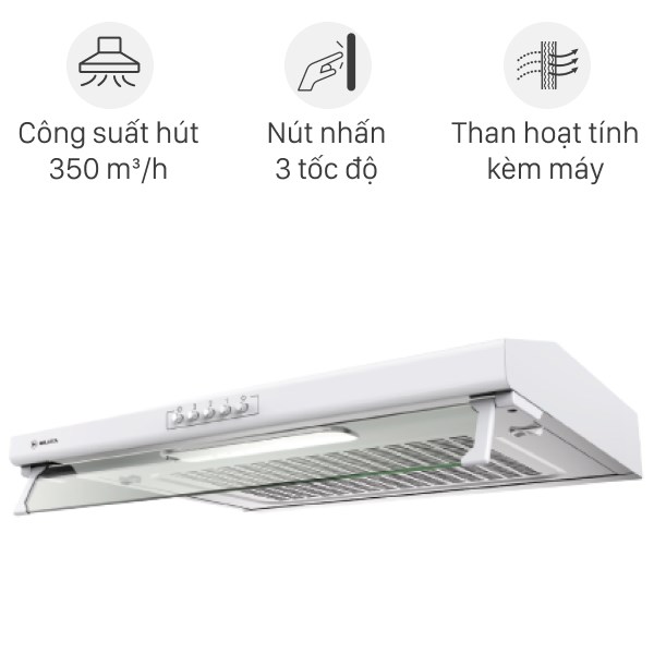 Máy hút mùi áp tường Malloca H107W