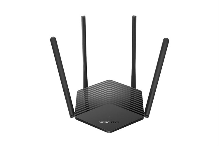 Router Wifi Chuẩn Wifi 6 AX1500 Mercusys MR60X Gigabit Màu Đen