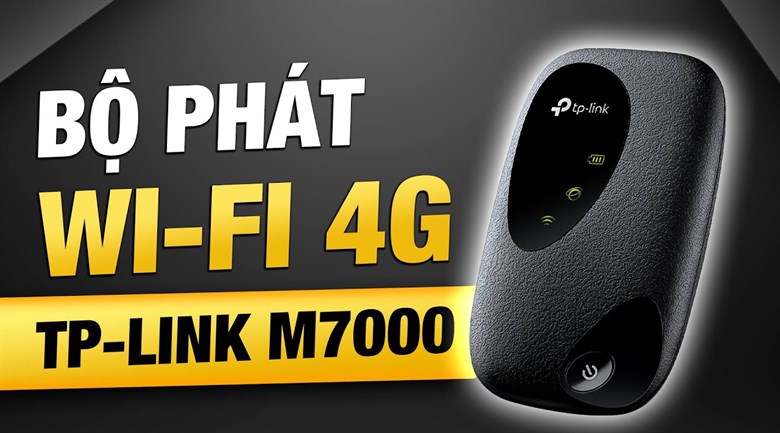 Bộ phát Wifi di động 4G LTE 150Mbps TP-Link M7000