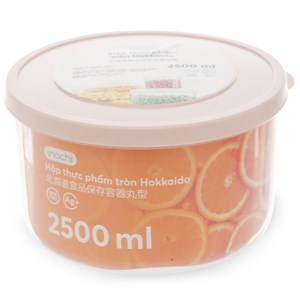 Hộp đựng thực phẩm nhựa 2500 ml Hokkaido Inochi HIN.HOTR.2500ZZ1