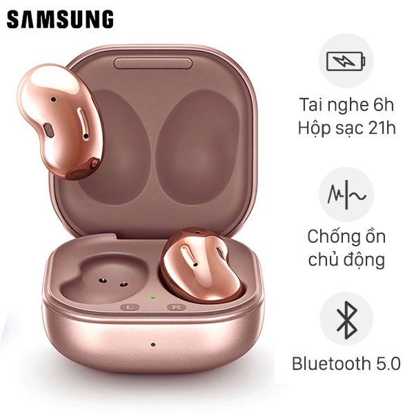 Tai nghe Bluetooth True Wireless Samsung Galaxy Buds Live R180 Gold