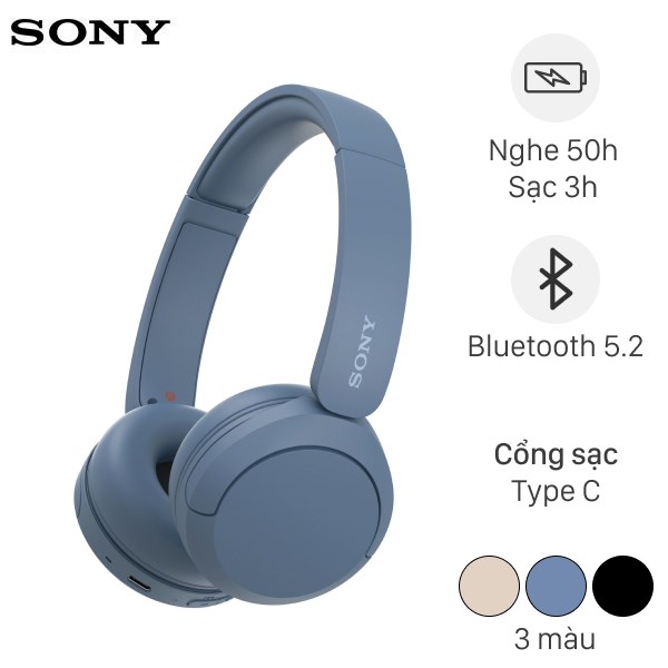 Tai nghe Bluetooth Chụp Tai Sony WH-CH520