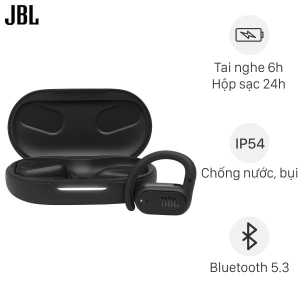 Tai nghe Bluetooth Open-Ear TWS JBL Soundgear Sense