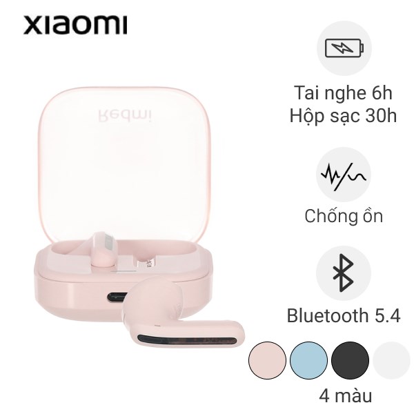 Tai nghe Bluetooth True Wireless Xiaomi Redmi Buds 6 Active