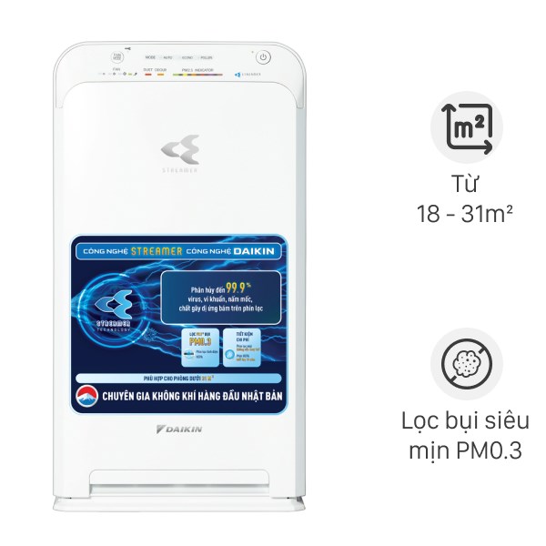 Máy lọc không khí Daikin MC40UVM6 23W