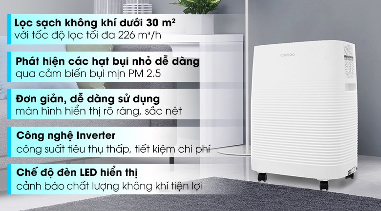 Máy lọc không khí Cuckoo CAC-CH0910FW 25W