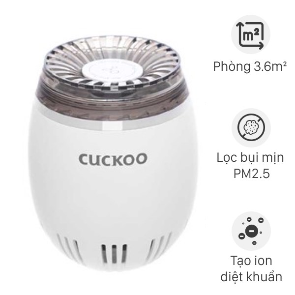 Máy lọc không khí mini Cuckoo CAC-03V10W 1.6W