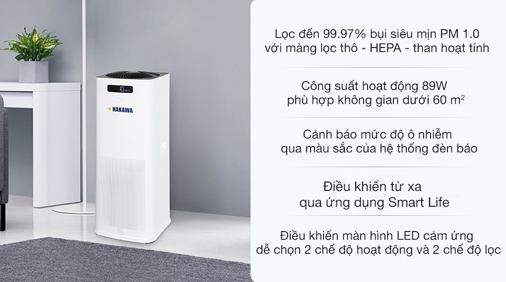 Máy lọc không khí HAKAWA HK-K3 89W