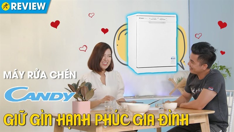 Máy rửa chén độc lập Candy CDPN 1L390PW