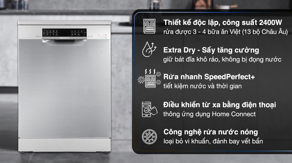 Máy rửa chén độc lập Bosch SMS6ECI93E