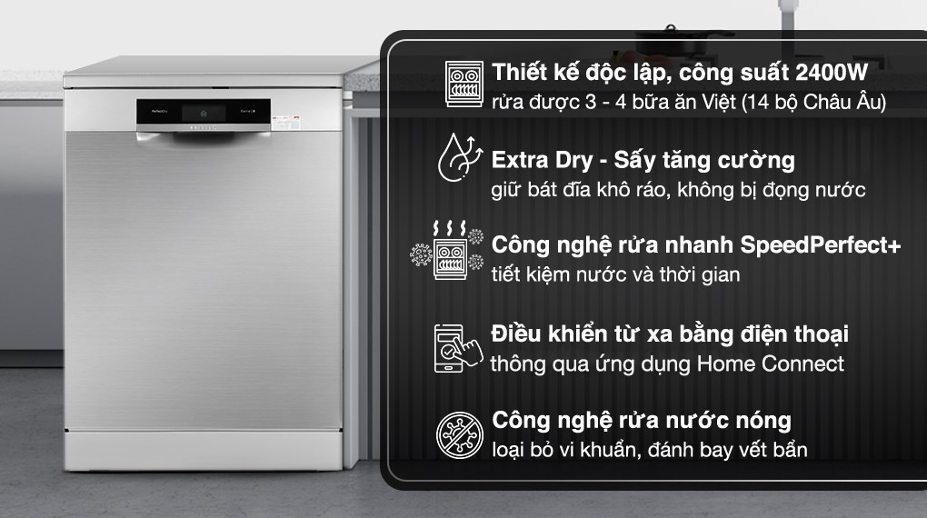 Máy rửa chén độc lập Bosch SMS8YCI01E